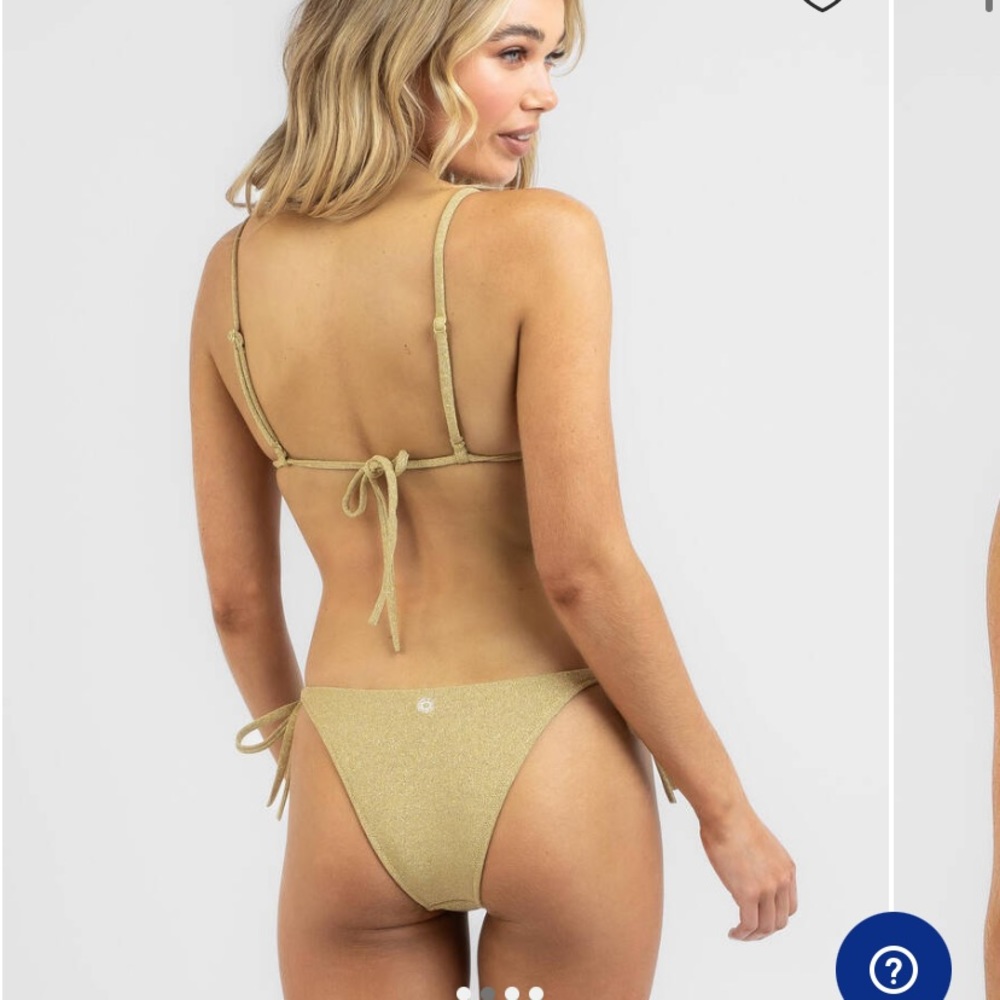 rhythm gold bikini set